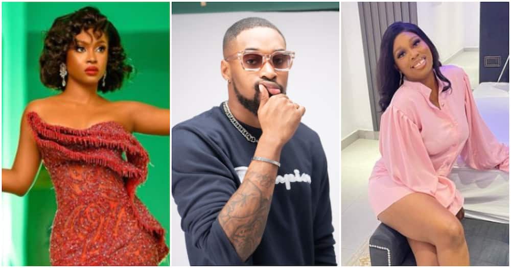 BBNaija: Reactions As Bella, Sheggz And Rachel Unleash Violence In Biggie's House [VIDEOS]  