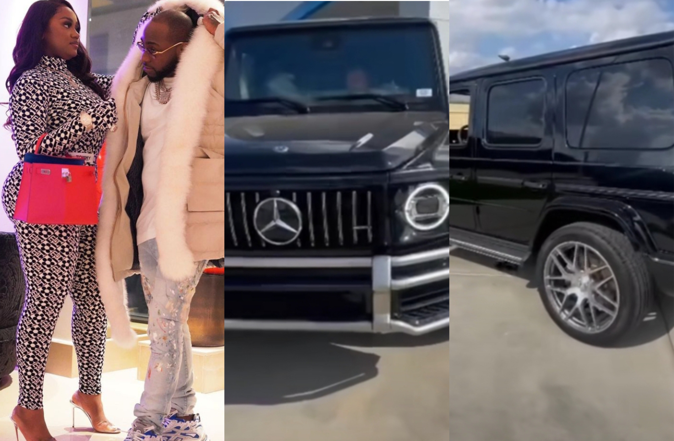 Davido Splashes Millions On New G Wagon For Chioma  