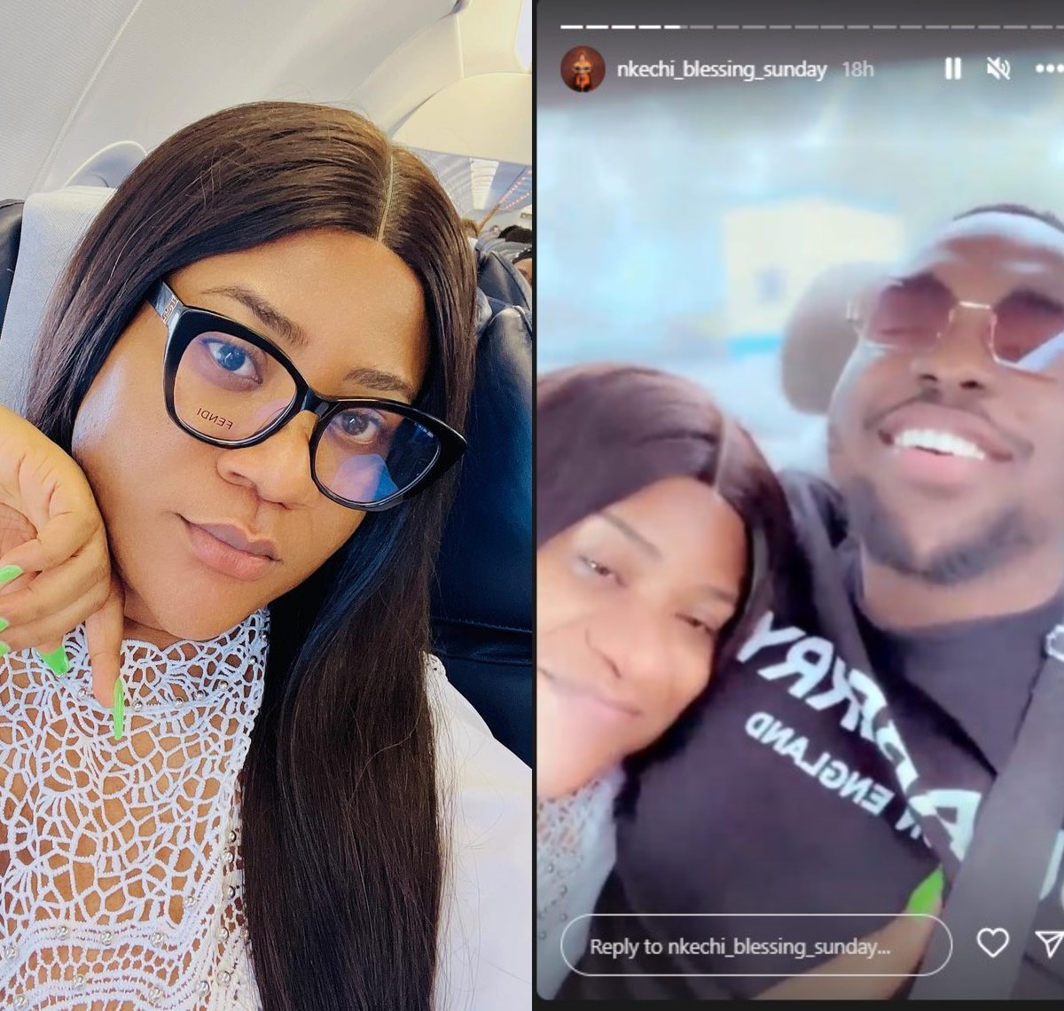 Nkechi Blessing Shows Off Young Lover [VIDEO]  