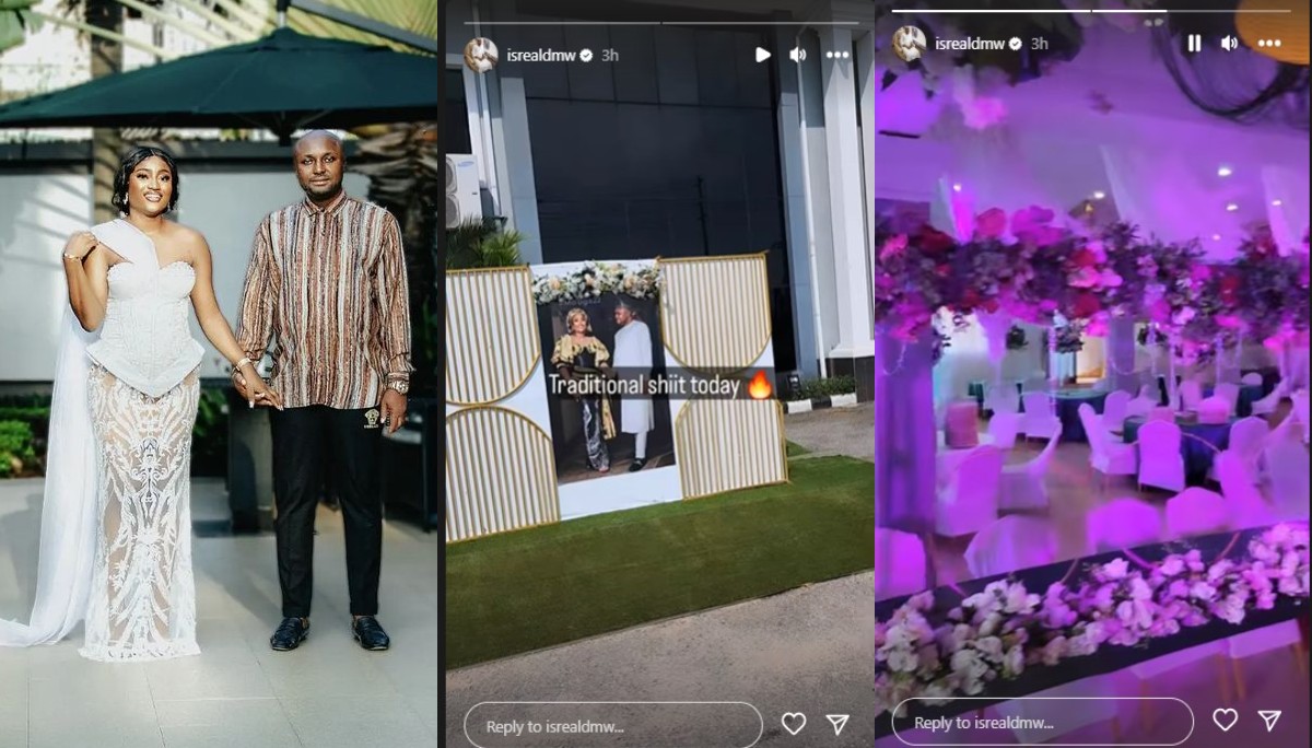 Isreal DMW, Fiancee Holds Traditional Wedding  