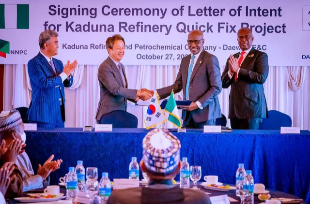 Nigeria, South Korea Signs MoU To Rehabilitate Kaduna Refinery  