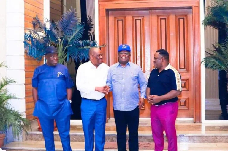 Ayade, Umahi Visit Wike In Rivers  