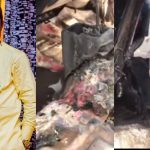 Kunle Afod Escapes Death In Fire Motor Accident  