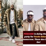 Psquare Donates Cow To Tunde Ednut On 37th Birthday  