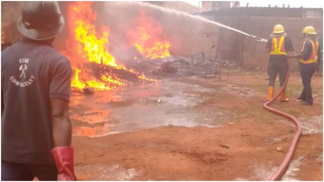 Fire Guts Ogun Commissioner's House  