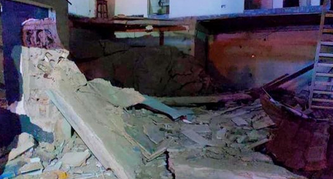 One Dead As Building Collapse In Lagos  