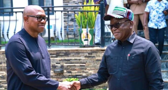 2023: I Am Ready To Sacrifice My Senatorial Bid For Peter Obi's Victory - Ortom  
