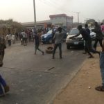 Lagos Commuters stranded As Protesters Set  Bonfire  