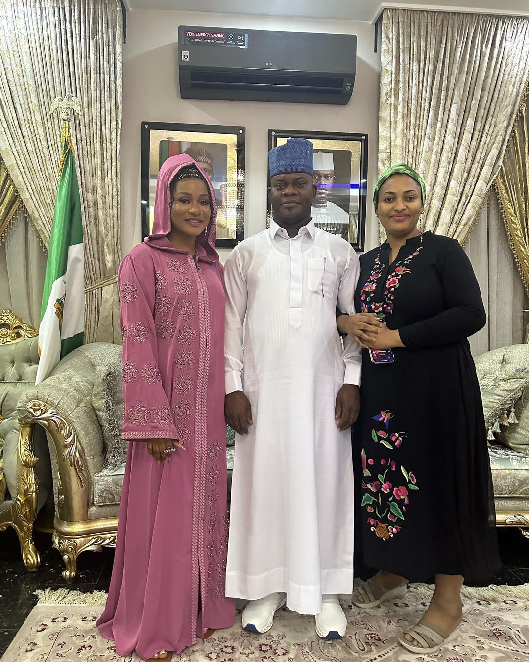 BBNaija's Phyna Thrilled As She Meets Kogi State Governor And wife  