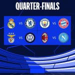 Chelsea To Face Real Madrid In Champions League Quarter-Finals  