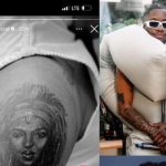 Oxlade Pays Tribute To Lauryn Hill With Massive Tattoo  