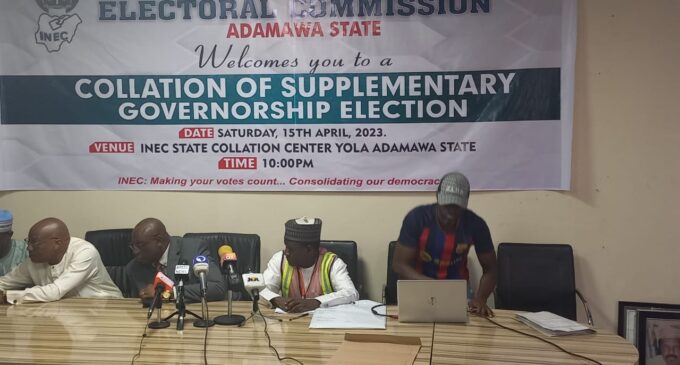 Poll: INEC Debunks Binani's Allegations, Says Officials Didn't Meet Adamawa Govt  