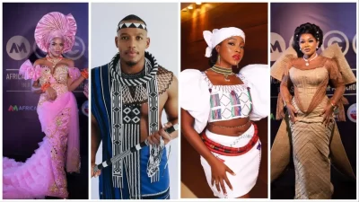 Nollywood Celebrities Compete for Best Dressed Title At AMVCA Cultural Day  