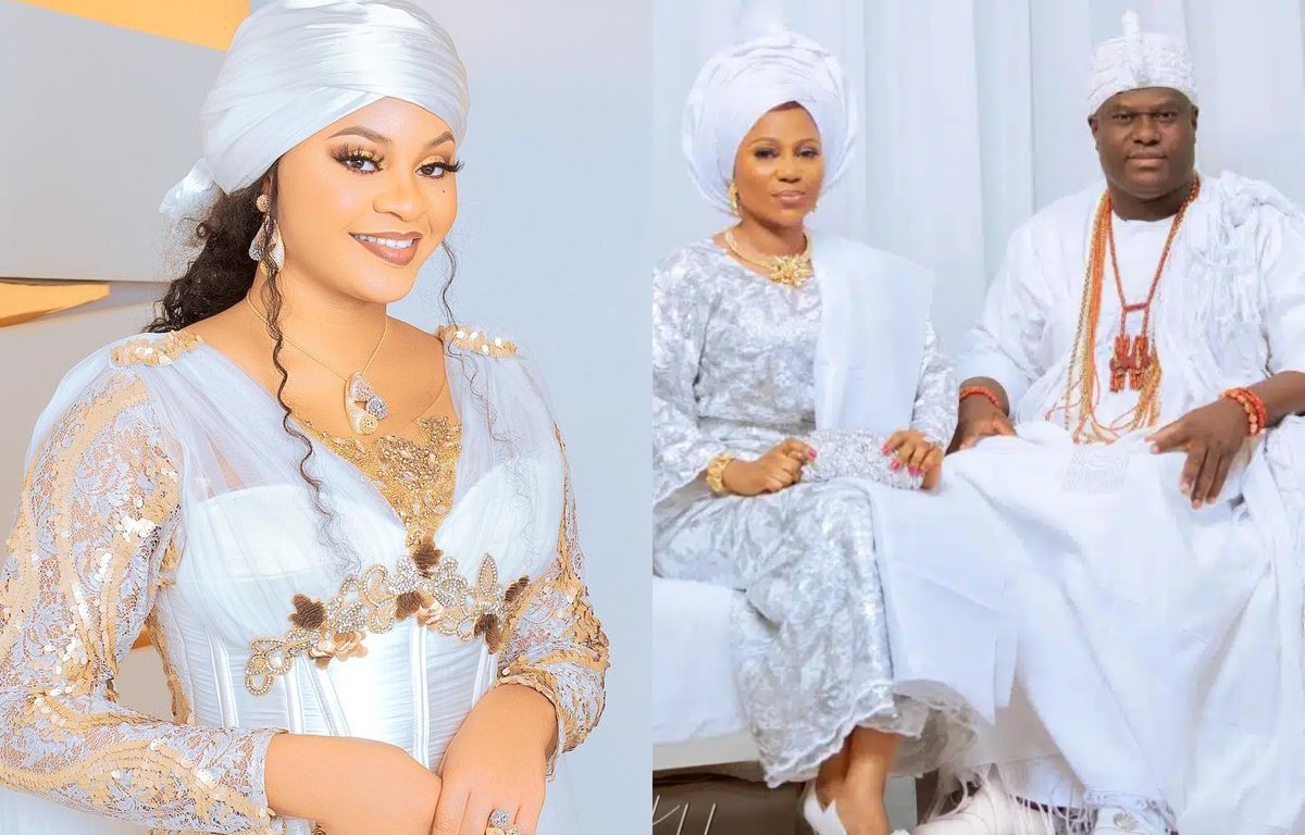 "Pressure Ti Wa" - Ooni Of Ife Third Wife Says  