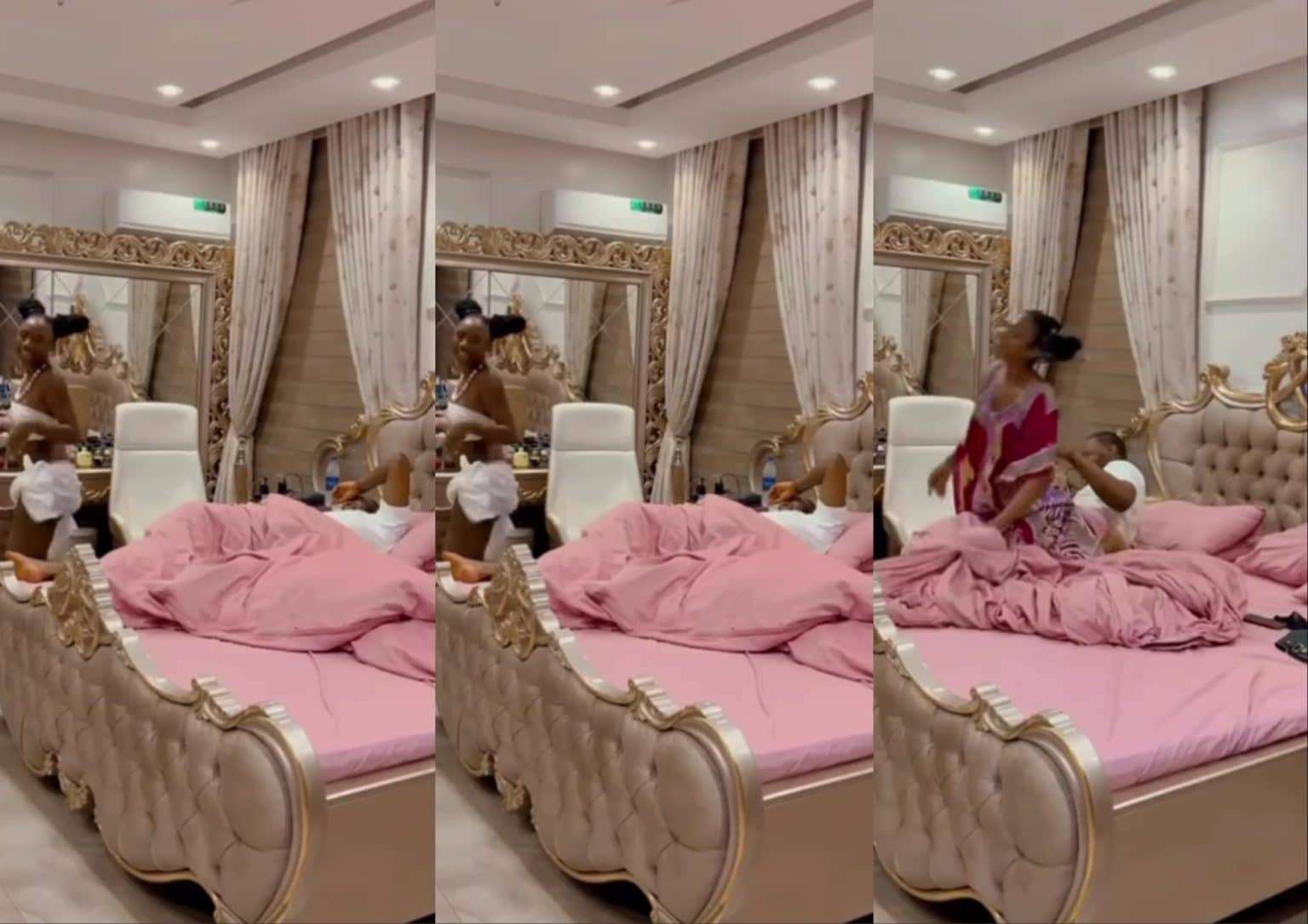Moment Korra Obidi Twerks For Jane Mena’s Husband In Their Bedroom  