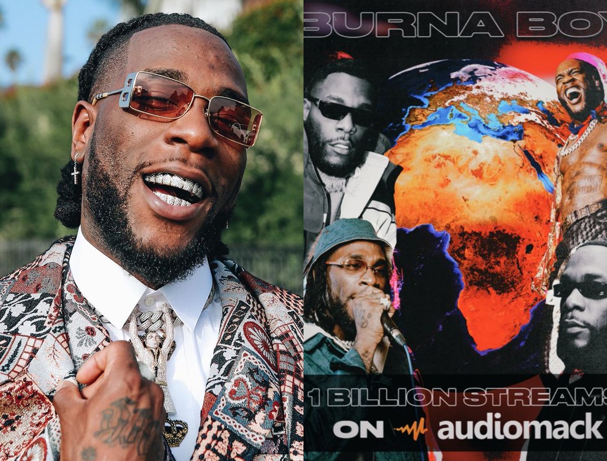 Burna Boy Becomes First African Artist To Hit One Billion Streams On Audiomack  